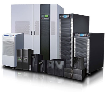 Different sizes of UPS manufactured by Delta Electronics Inc.