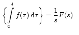 Theorems of Laplace Transform 29