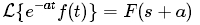 Theorems of Laplace Transform 3