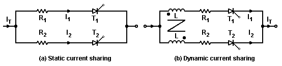 Series and parallel operation of thyristors 6