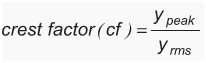 crest-Factor-formula