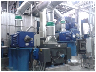 Paper machine driven by a mix of DC and AC motors