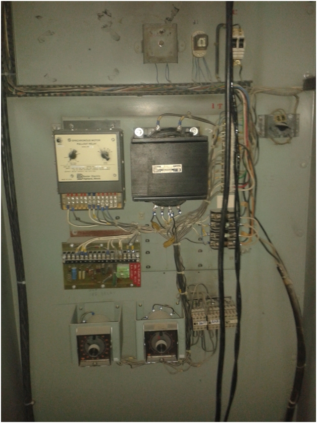 Constant field current supply control panel