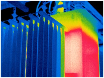 Figure 2. Infrared test detect the hotspot of the transformer | image: ltl.ca