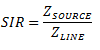 source-impedance-ratio-equation