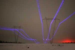 Image 1: Corona Effect | Impacts of Weather on Power Electrical Systems